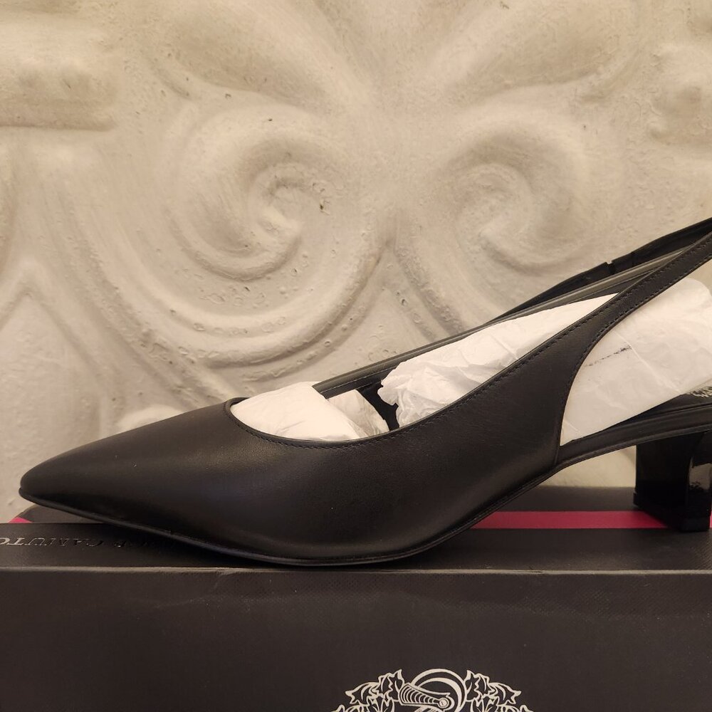 Vince Camuto Pilar Pumps. Black Leather. NIB. Size 9.5 - Picture 4 of 11